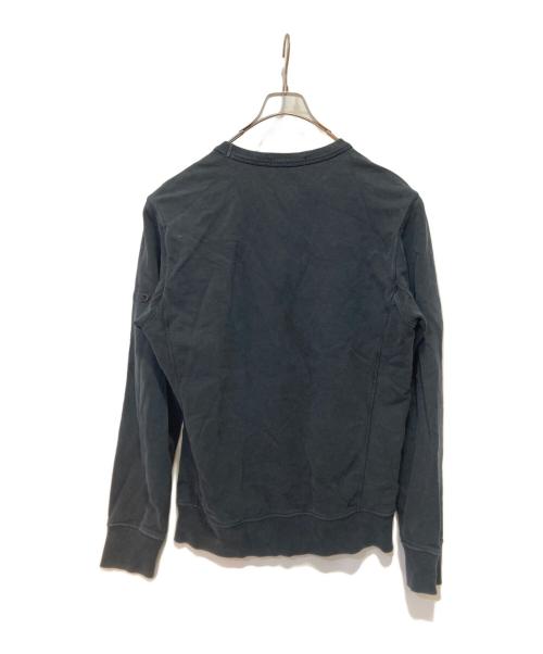 STONE ISLAND（ストーンアイランド）STONE ISLAND (ストーンアイランド) クルーネックスウェット ブラック サイズ:Ｌの古着・服飾アイテム