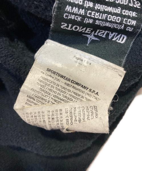 STONE ISLAND（ストーンアイランド）STONE ISLAND (ストーンアイランド) クルーネックスウェット ブラック サイズ:Ｌの古着・服飾アイテム