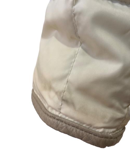 MONCLER（モンクレール）MONCLER (モンクレール) リバーシブルダウンコート ベージュの古着・服飾アイテム