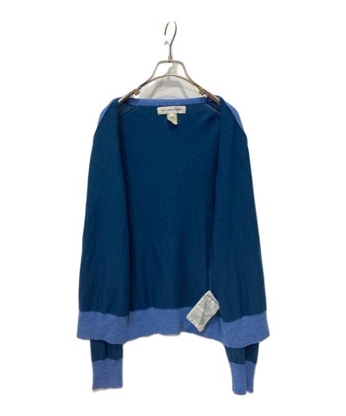 COMME des GARCONS SHIRT（コムデギャルソンシャツ）COMME des GARCONS SHIRT (コムデギャルソンシャツ) ウールカーディガン ネイビー サイズ:Sの古着・服飾アイテム