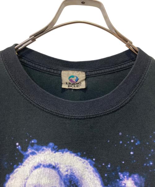 LIQUID BLUE（リキッドブルー）LIQUID BLUE (リキッドブルー) プリントTシャツ ブラック サイズ:XLの古着・服飾アイテム
