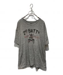 RRL（ダブルアールエル）の古着「プリントTシャツ」｜グレー