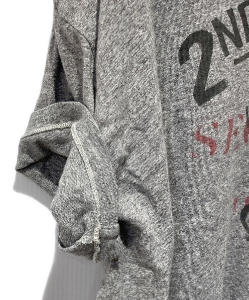 RRL（ダブルアールエル）RRL (ダブルアールエル) プリントTシャツ グレー サイズ:Ｌの古着・服飾アイテム