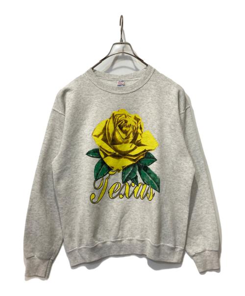 SOFFE（ソフィー）SOFFE (ソフィー) プリントスウェット グレー サイズ:Ｌの古着・服飾アイテム