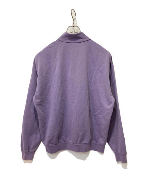 AURALEE（オーラリー）AURALEE (オーラリー) ELASTIC HIGH GAUGE SWEAT HALF ZIP P/O ピンク サイズ:3の古着・服飾アイテム