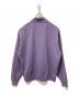 AURALEE (オーラリー) ELASTIC HIGH GAUGE SWEAT HALF ZIP P/O ピンク サイズ:3：16000円