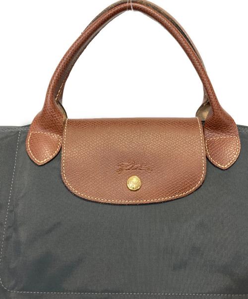 LONGCHAMP（ロンシャン）LONGCHAMP (ロンシャン) プリアージュトートバッグ グレーの古着・服飾アイテム