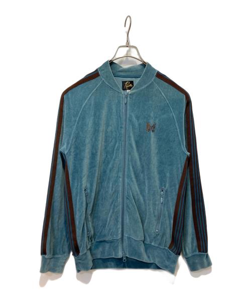 Needles（ニードルズ）Needles (ニードルズ) R.C. Track Jacket - C/PE Velour ブルー サイズ:Sの古着・服飾アイテム