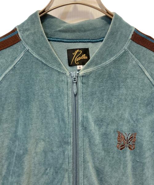 Needles（ニードルズ）Needles (ニードルズ) R.C. Track Jacket - C/PE Velour ブルー サイズ:Sの古着・服飾アイテム