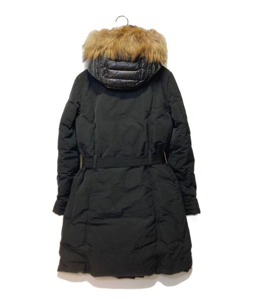 MONCLER（モンクレール）MONCLER (モンクレール) タヌキファーロングダウンコート ブラック サイズ:1の古着・服飾アイテム