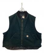 CarHarttカーハート）の古着「ダックベスト」｜グリーン
