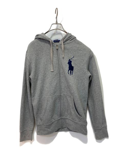 POLO RALPH LAUREN（ポロ・ラルフローレン）POLO RALPH LAUREN (ポロ・ラルフローレン) ジップパーカー グレー サイズ:XSの古着・服飾アイテム