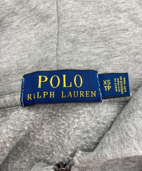 POLO RALPH LAUREN（ポロ・ラルフローレン）POLO RALPH LAUREN (ポロ・ラルフローレン) ジップパーカー グレー サイズ:XSの古着・服飾アイテム