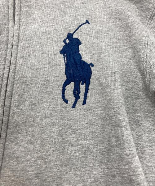POLO RALPH LAUREN（ポロ・ラルフローレン）POLO RALPH LAUREN (ポロ・ラルフローレン) ジップパーカー グレー サイズ:XSの古着・服飾アイテム
