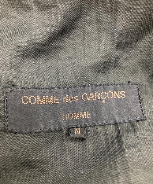 COMME des GARCONS HOMME（コムデギャルソン オム）COMME des GARCONS HOMME (コムデギャルソン オム) ロゴコーチジャケット ブラック サイズ:Ｍの古着・服飾アイテム
