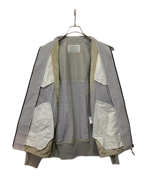 KOLOR（カラー）KOLOR (カラー) 切替デザイン ジップアップ ジャケット ネイビー サイズ:2の古着・服飾アイテム