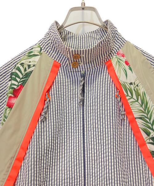 KOLOR（カラー）KOLOR (カラー) 切替デザイン ジップアップ ジャケット ネイビー サイズ:2の古着・服飾アイテム