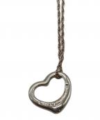 TIFFANY & Co.ティファニー）の古着「オープンハートネックレス」｜シルバー
