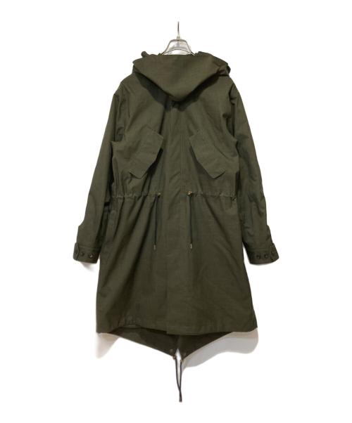 Norwegian Rain（ノルウェージャンレイン）Norwegian Rain (ノルウェージャンレイン) TOMORROW LAND (トゥモローランド) 別注モッズコート オリーブ サイズ:Sの古着・服飾アイテム