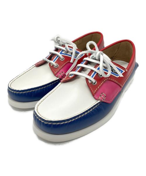 PRADA（プラダ）PRADA (プラダ) デッキシューズ トリコロールカラー サイズ:5の古着・服飾アイテム