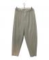 HOMME PLISSE ISSEY MIYAKE（オム プリッセ イッセイ ミヤケ）の古着「COMPLEAT TROUSERS」｜ライトグレー
