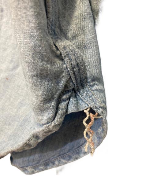 RRL（ダブルアールエル）RRL (ダブルアールエル) デニムシャツ ブルー サイズ:XXLの古着・服飾アイテム