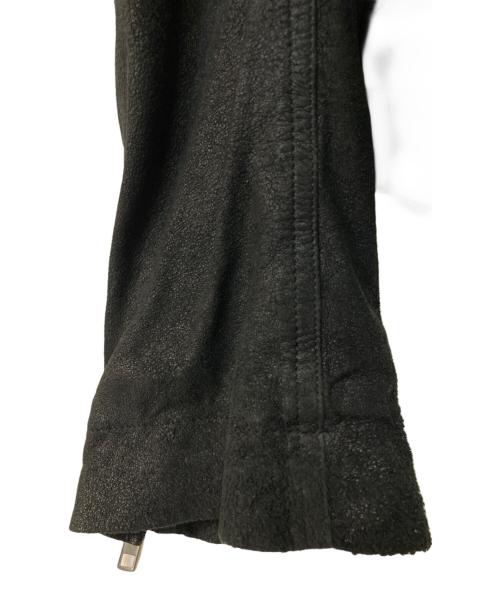 RICK OWENS（リックオウエンス）RICK OWENS (リックオウエンス) FOREVER MOLLINO’S BIKER JACKET ブラック サイズ:54の古着・服飾アイテム