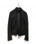 RICK OWENS（リックオウエンス）の古着「FOREVER MOLLINO’S BIKER JACKET」｜ブラック