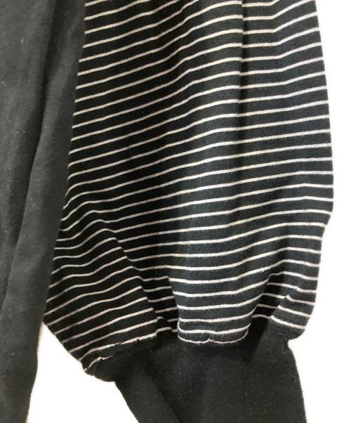 is-ness（イズネス）is-ness (イズネス) BALLOON LAYERED LONG SLEEVE T SHIRT ブラック サイズ:Ｌの古着・服飾アイテム