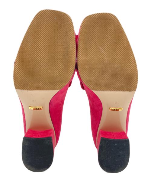 GUCCI（グッチ）GUCCI (グッチ) GGマーモント タッセル パンプス ピンク サイズ:39の古着・服飾アイテム