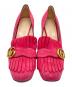 GUCCI (グッチ) GGマーモント タッセル パンプス ピンク サイズ:39：20000円