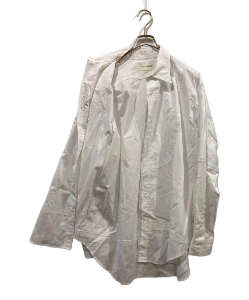 MARKAWARE（マーカウェア）MARKAWARE (マーカウェア) オーガニックコットンシャツ ホワイト サイズ:4の古着・服飾アイテム