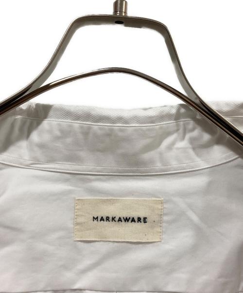 MARKAWARE（マーカウェア）MARKAWARE (マーカウェア) オーガニックコットンシャツ ホワイト サイズ:4の古着・服飾アイテム