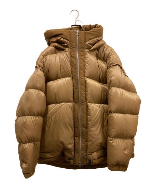 MARKAWARE（マーカウェア）MARKAWARE (マーカウェア) カシミヤフランネル / カシミヤダウンジャケット ブラウン サイズ:3の古着・服飾アイテム