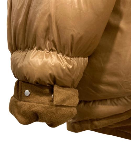 MARKAWARE（マーカウェア）MARKAWARE (マーカウェア) カシミヤフランネル / カシミヤダウンジャケット ブラウン サイズ:3の古着・服飾アイテム