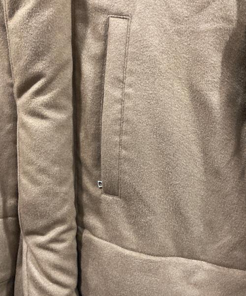 MARKAWARE（マーカウェア）MARKAWARE (マーカウェア) カシミヤフランネル / カシミヤダウンジャケット ブラウン サイズ:3の古着・服飾アイテム