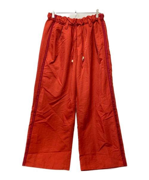 simple project（シンプルプロジェクト）SIMPLE PROJECT (シンプルプロジェクト) ナイロンパンツ レッド サイズ:Ｌの古着・服飾アイテム