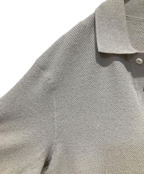 ikiji（イキジ）IKIJI (イキジ) Molded Poloshirt グレー サイズ:XLの古着・服飾アイテム