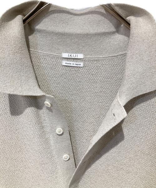 ikiji（イキジ）IKIJI (イキジ) Molded Poloshirt グレー サイズ:XLの古着・服飾アイテム