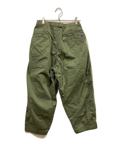 THE NORTHFACE PURPLELABEL（ザ・ノースフェイス パープルレーベル）THE NORTHFACE PURPLELABEL (ザ・ノースフェイス パープルレーベル) Ripstop Wide Cropped Field Pants オリーブ サイズ:W30の古着・服飾アイテム