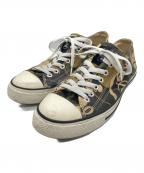 stussy×TAS BARRYステューシー×タス バリー）の古着「ローカットスニーカー」｜グリーン×ブラウン