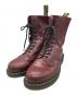 Dr.Martens（ドクターマーチン）の古着「10ホールブーツ」｜チェリーレッド