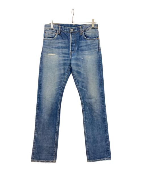 VISVIM（ビズビム）VISVIM (ビズビム) SOCIAL SCULPTURE 11 DAMAGED-12 インディゴ サイズ:W32 L30の古着・服飾アイテム