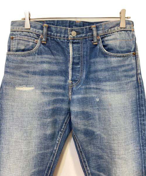 VISVIM（ビズビム）VISVIM (ビズビム) SOCIAL SCULPTURE 11 DAMAGED-12 インディゴ サイズ:W32 L30の古着・服飾アイテム