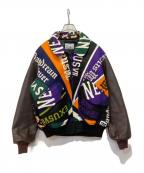 NEXUSVIIネクサスセブン）の古着「PENNANT CWU VARSITY JKT」｜マルチカラー