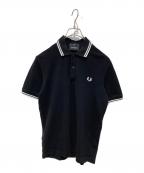 FRED PERRY×ART COMES FIRSTフレッドペリー×アートカムズファースト）の古着「ポロシャツ」｜ブラック