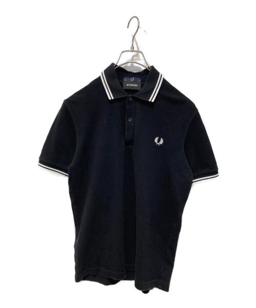 FRED PERRY（フレッドペリー）FRED PERRY (フレッドペリー) ART COMES FIRST (アートカムズファースト) ポロシャツ ブラック サイズ:36の古着・服飾アイテム