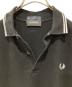 中古・古着 FRED PERRY (フレッドペリー) ART COMES FIRST (アートカムズファースト) ポロシャツ ブラック サイズ:36：7000円