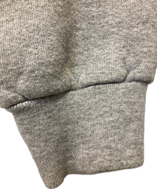 ー（ー）ー (ー) プリントスウェット グレー サイズ:Lの古着・服飾アイテム