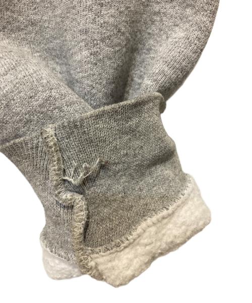 ー（ー）ー (ー) プリントスウェット グレー サイズ:Lの古着・服飾アイテム